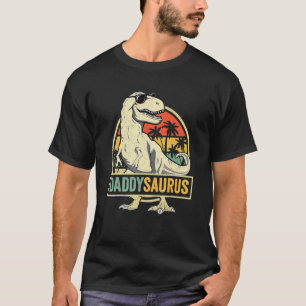 T-shirt Daddysaurus Rex Dinosaur Daddy Saurus Family Match
