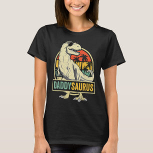 T-shirt Daddysaurus Rex Dinosaur Daddy Saurus Family Match