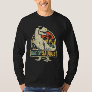 T-shirt Daddysaurus Rex Dinosaur Daddy Saurus Family Match