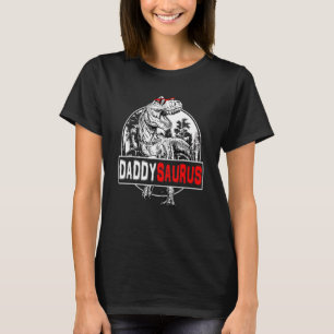 T-shirt Daddysaurus Rex Dinosaur Daddysaurus Family Match
