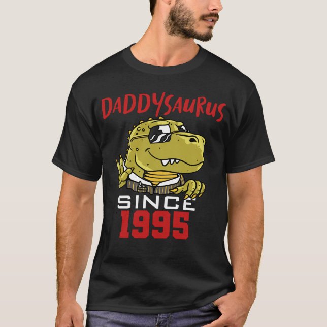 T-shirt Daddysaurus since 1995 (Devant)