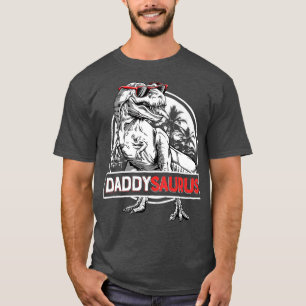 T-shirt Daddysaurus T Fêtes des pères Cadeaux T rex Daddy