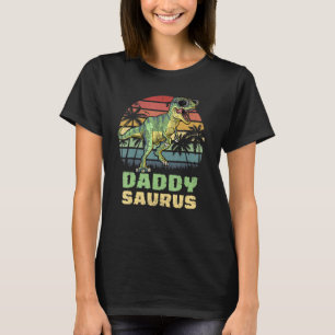 T-shirt Daddysaurus T Rex Dinosaur Daddy Saurus Famille Ma