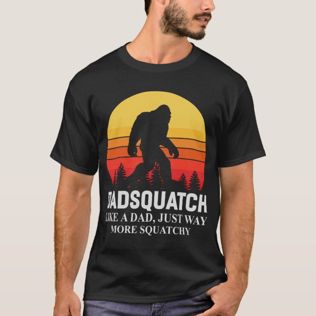 T-shirt Dadsquatch (Devant)