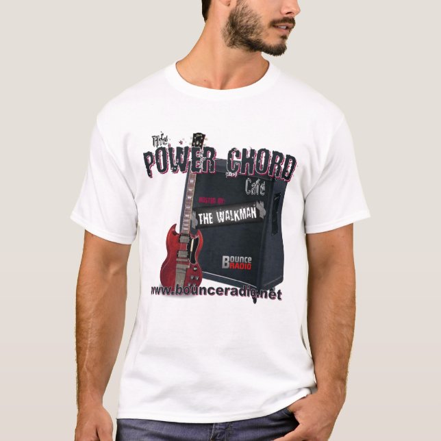 T-shirt d'adulte de café de corde de puissance (Devant)