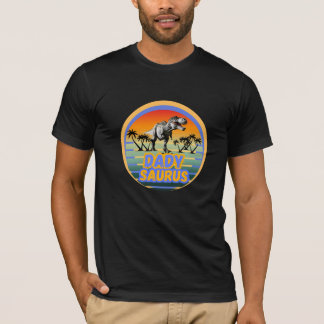 T-shirt Dady Saurus - Papa Dinosaur Dinosaur Dons Drôle ca