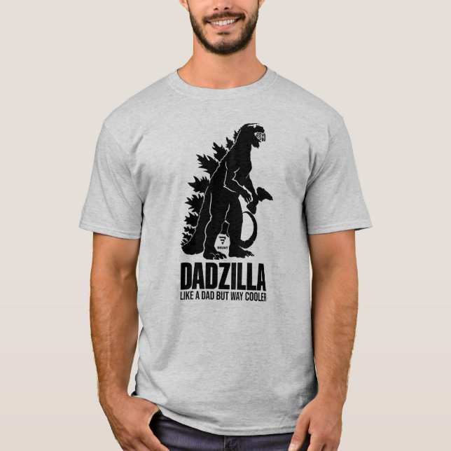 T-shirt Dadzilla Comme un père mais bien glacière. Drôle p (Devant)