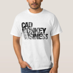 T-shirt d'affaires de singe de DAO
