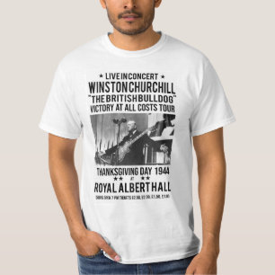 T-shirt d'affiche de yole de WINSTON CHURCHILL