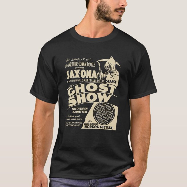 T-shirt d'affiche d'exposition de spectre de (Devant)