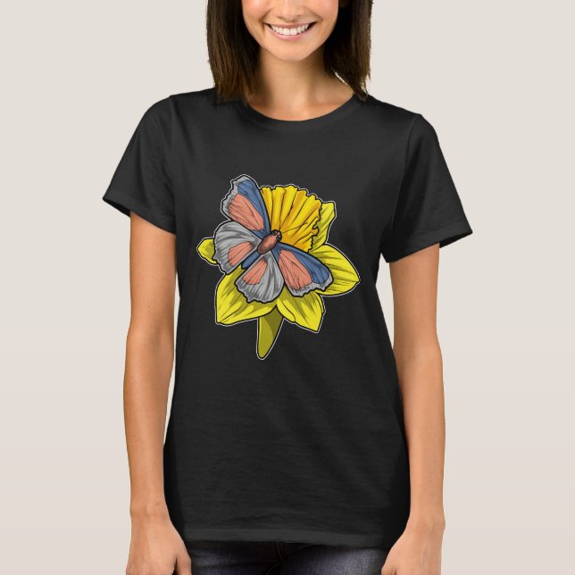 T-shirt Daffodique papillon (Devant)