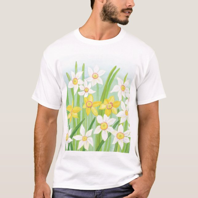 T-shirt Daffodiques de printemps (Devant)