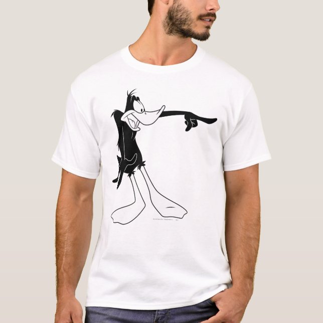 T-shirt DAFFY DUCK™ Choqué et pointé (Devant)