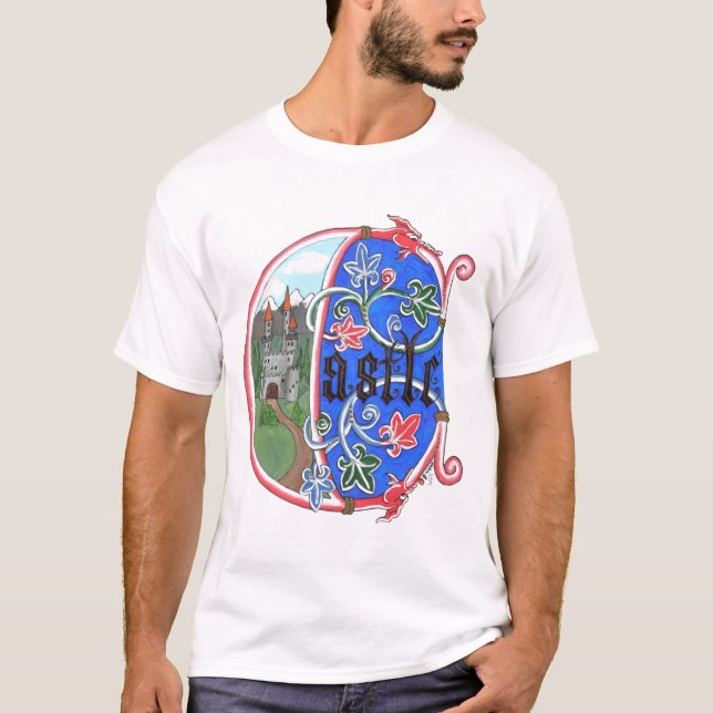 T-shirt d'âge de château (Devant)