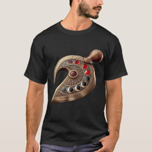 T-shirt Dague lunaire en bronze Kopis