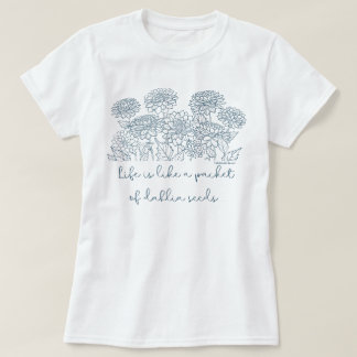 T-shirt Dahlia Seeds - Cadeaux pour les amoureux d