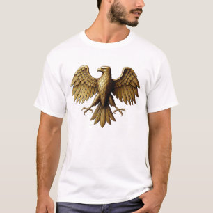 T-shirt d'aigle doré   Graphe d'oiseaux majestueux