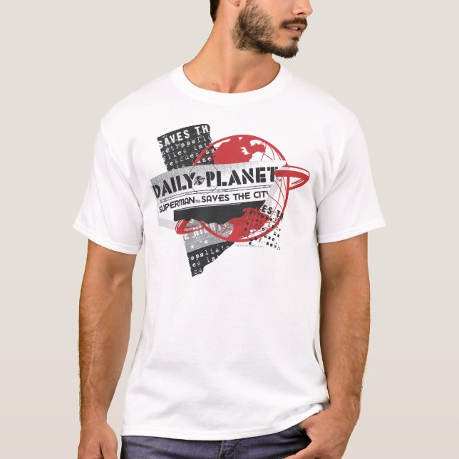 T-shirt Daily Planet - Sauve la ville (Devant)
