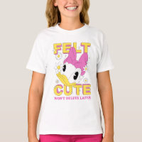 Daisy Duck "Felt Cute" Graphisme Floral Rétro