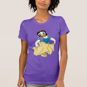 T-shirt Daisy Duck habillé en blanc neige