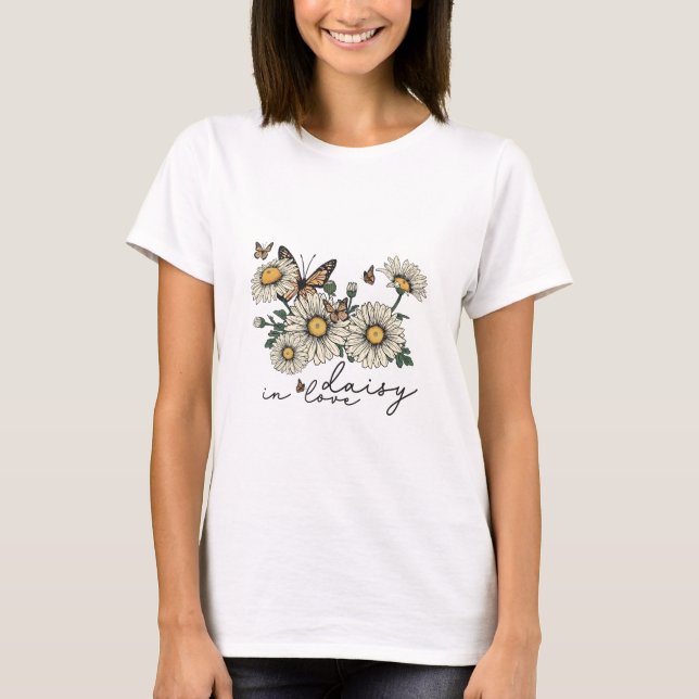 T-shirt Daisy In Love Fleur sauvage (Devant)