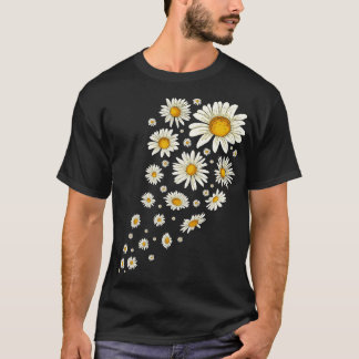 T-shirt Daisy Lover Fleurs Botaniques Gardener Nature Dais