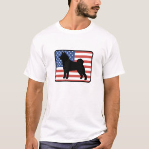 T-shirt d'Akita d'Américain