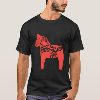 T-shirt Dala Horse Dalarna Swedish Sweden Sverige
