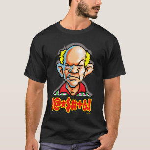T-shirt Dale Le Papa Curmudgeon Cussing Graphisme