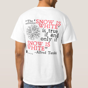 T-shirt d'Alfred Tarski