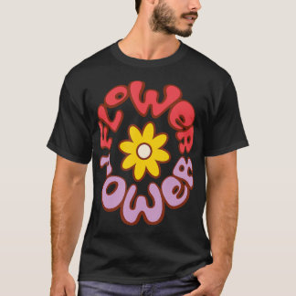 T-shirt d'alimentation à fleurs