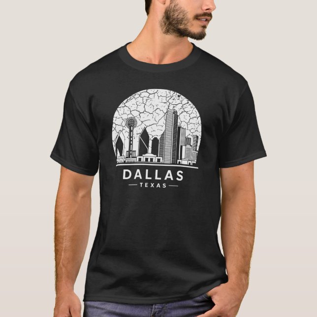 T-shirt Dallas City Texas (Devant)