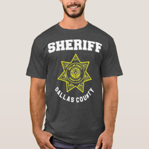 T-shirt Dallas Comté Texas Sheriff Sous-députés Police