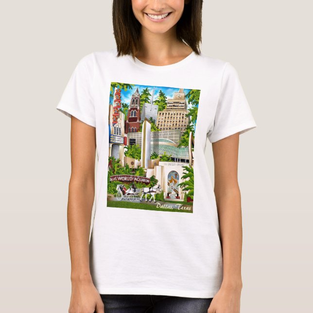 T-shirt Dallas, Texas-2 (Devant)