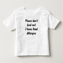 T-shirt d'allergie alimentaire
