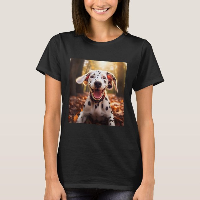 T-shirt Dalmatian Happy  Dalmatian (Devant)