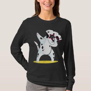 T-shirt Dalmatie Dabbing I Dab Dog Dance I Funny Dalmatie