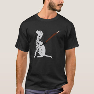 T-shirt Dalmatie Peint Spots Joli Chien Design