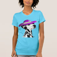 Dalmatien Avec Casquette Violet Large Brimé
