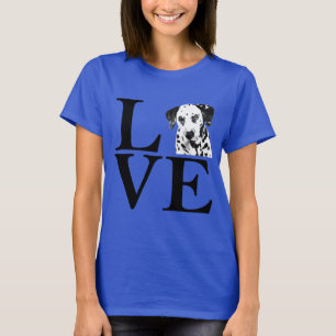 T-shirt dalmatien d'amour