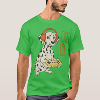 T-shirt Dalmatien de joueur japonais Art Hommes Femmes Gar