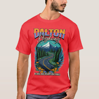 T-shirt Dalton autoroute Dalton autoroute Alaska Voie arct