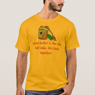 T-shirt d'amant de beurre d'arachide avec le