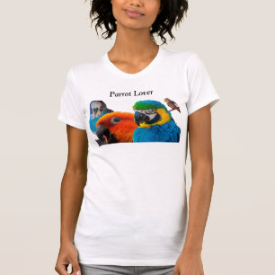 T-shirt d'amant de perroquet