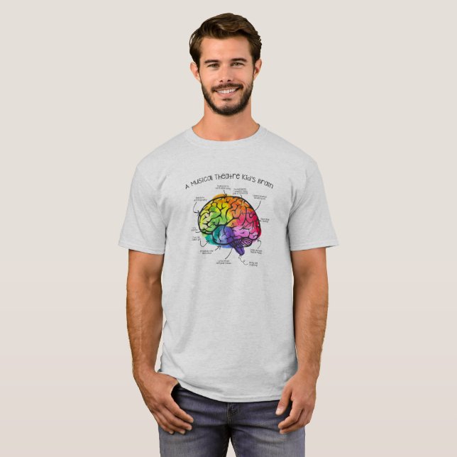 T-shirt d'amant de théâtre musical (Devant entier)