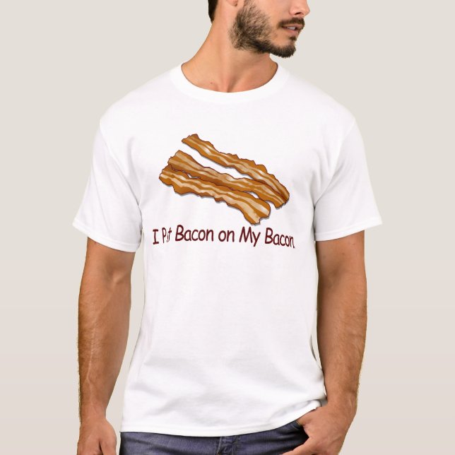 T-shirt d'amants de lard (Devant)