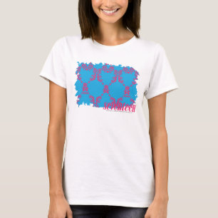 T-shirt Damask Magenta-Aqua 4