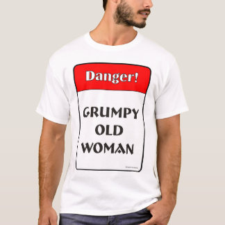 T-shirt Dame âgée grincheuse