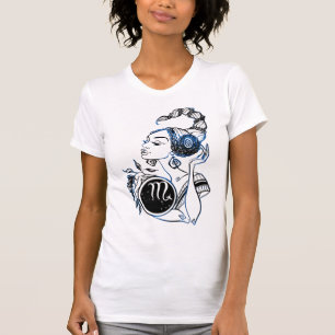 T-shirt Dame Art déco Scorpio