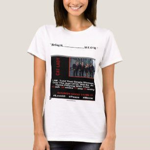 T-SHIRT DAME AUX CHATS